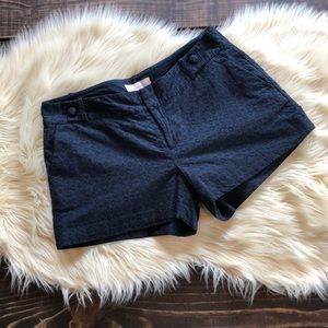 Banana Republic textured Navy Ryan fit shorts